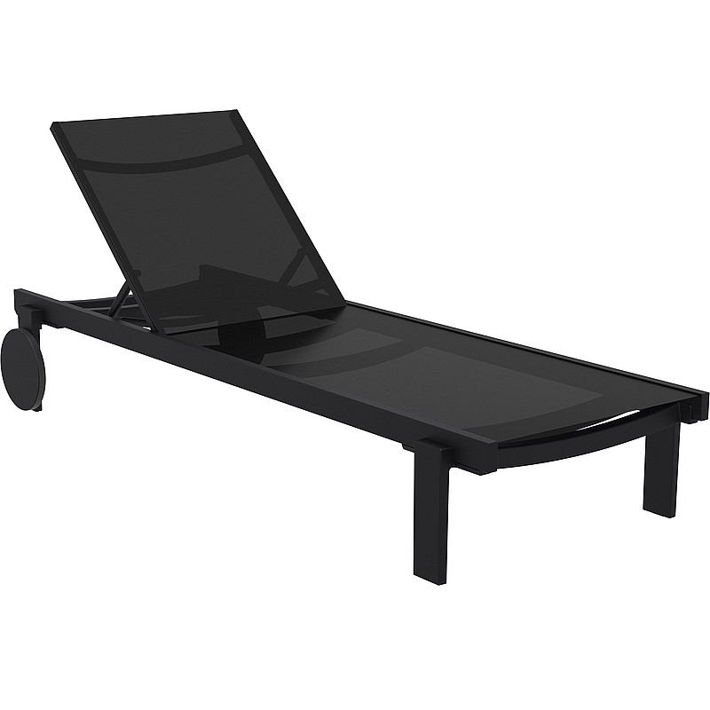 CASABLANCA ΞΑΠΛΩΣΤΡΑ BLACK/BLACK ΑΛΟΥΜ-ΠΟΛ/ΝΙΟΥ SIESTA 20.0930
