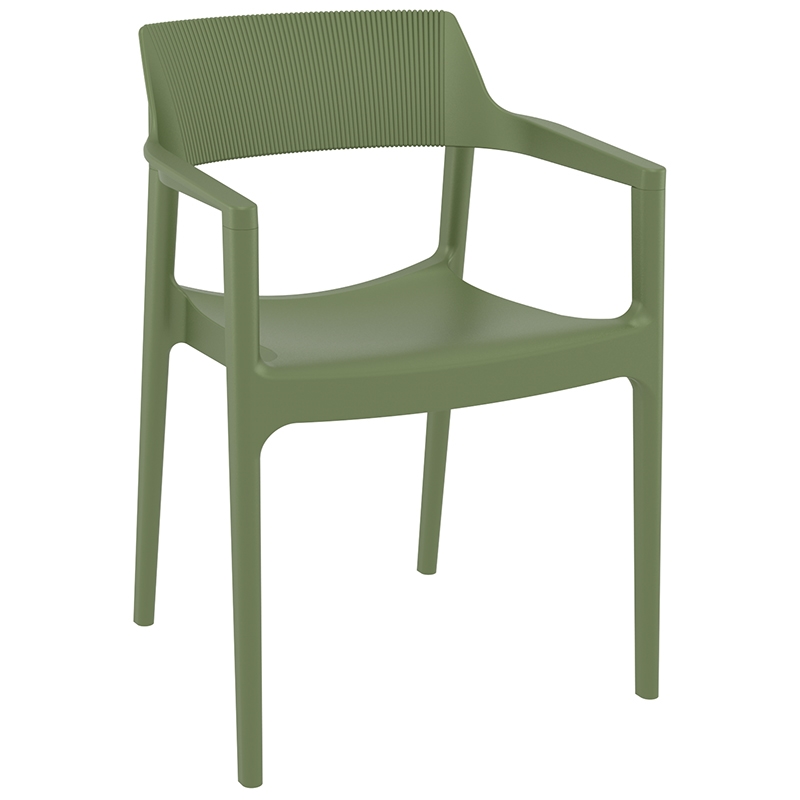 TULUM OLIVE GREEN ΠΟΛΥΘΡΟΝΑ ΠΟΛ/ΝΙΟΥ 55X52X79εκ. SIESTA 20.0932.5