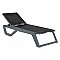 RIO PRO ΞΑΠΛΩΣΤΡΑ DARK GREY/BLACK ΠΟΛ/ΝΙΟΥ 190X70X33εκ. SIESTA 20.0934.1