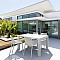 Σετ Τραπεζαρίας 5τμχ Vegas Air White 100X100/140Χ75εκ. SIESTA 20.9976