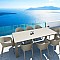 Σετ Τραπεζαρίας 9τμχ Vegas Sky Taupe 100X180/220Χ75εκ. SIESTA 20.9981