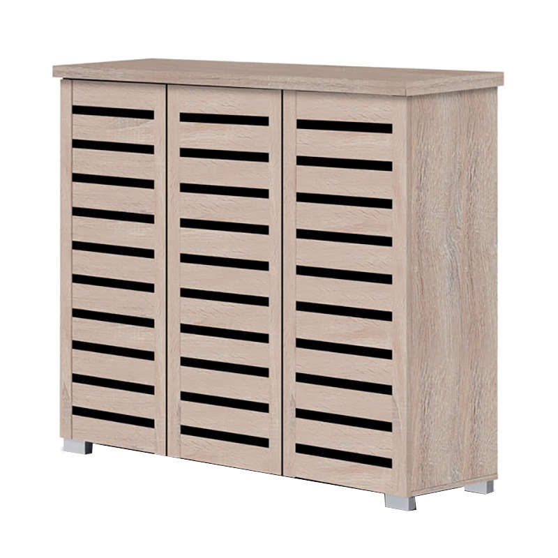 ΠΑΠΟΥΤΣΟΘΗΚΗ 114X34X100εκ. S.OAK/3 ΠΟΡΤΕΣ/4 ΡΑΦΙΑ ZITA PLUS 39.0044