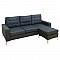 SERONA ΓΩΝΙΑ BLACK PU 191Χ128εκ. ZITA PLUS 40.0094