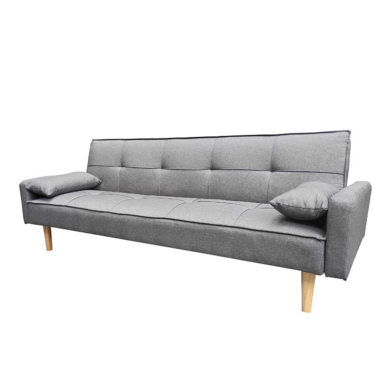 DARBY ΓΚΡΙ ΥΦΑΣΜΑ 3ΘΕΣΙΟΣ ΚΑΝΑΠΕΣ/ΚΡΕΒΑΤΙ 204X79εκ. ZITA PLUS 40.0098