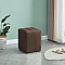 CUBE BROWN PU ΣΚΑΜΠΟ 35X35X42εκ. ZITA PLUS 40.0123