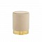 LINDA/S ΣΚΑΜΠΟ BEIGE VELVET ΥΦΑΣΜΑ Φ.34Χ42εκ. ZITA PLUS 40.0154