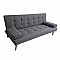 MERYL GREY ΥΦΑΣΜΑ ΚΑΝΑΠΕΣ/ΚΡΕΒΑΤΙ 170X81X74εκ. ZITA PLUS 40.0206