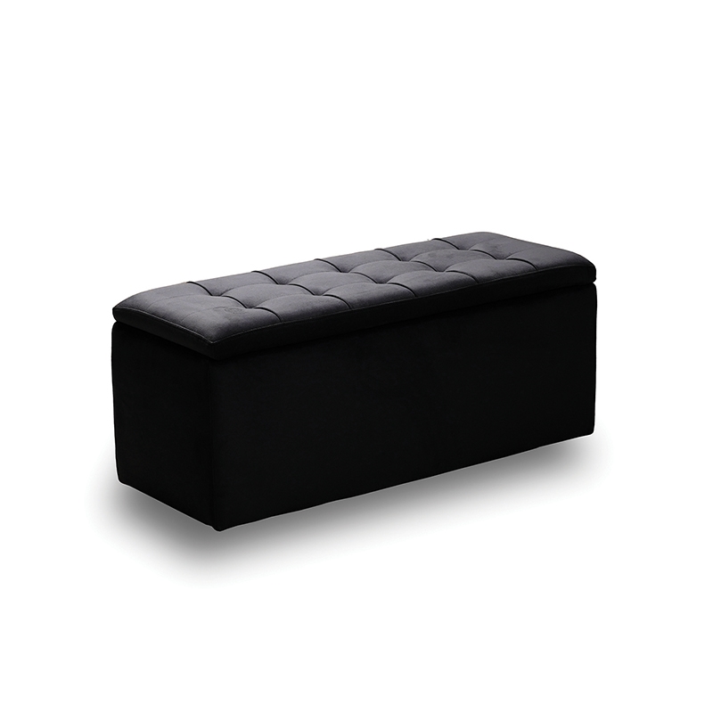 LIDO ΣΚΑΜΠΟ VELVET BLACK ΜΕ ΑΠΟΘ. ΧΩΡΟ 101X41X42εκ. ZITA PLUS 40.0608