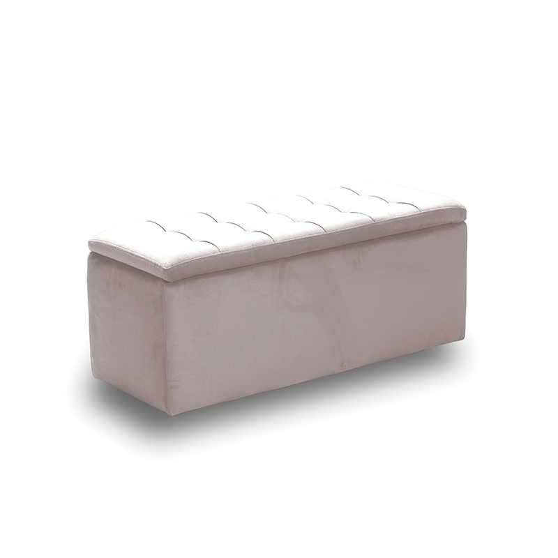 LIDO ΣΚΑΜΠΟ VELVET BEIGE ΜΕ ΑΠΟΘ. ΧΩΡΟ 101X41X42εκ. ZITA PLUS 40.0609