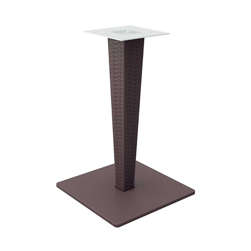 RIVA ΒΑΣΗ BROWN 45Χ45Χ71εκ. ΠΟΛ/ΝΙΟΥ SIESTA 53.0024