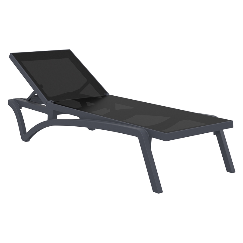 PACIFIC ΞΑΠΛΩΣΤΡΑ DARK GREY/BLACK ΠΟΛ/ΝΙΟΥ SIESTA 53.0103