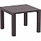 VEGAS BROWN 100X100/140Χ75εκ. ΕΠΕΚΤ.ΤΡΑΠΕΖΙ SIESTA 53.0232