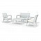 MIAMI ΣΕΤ WHITE 2ΠΟ+1ΚΑ+ΤΡΑΠ.92Χ53εκ.+ΜΑΞ ΠΟΛ/ΝΙΟΥ SIESTA 53.0300