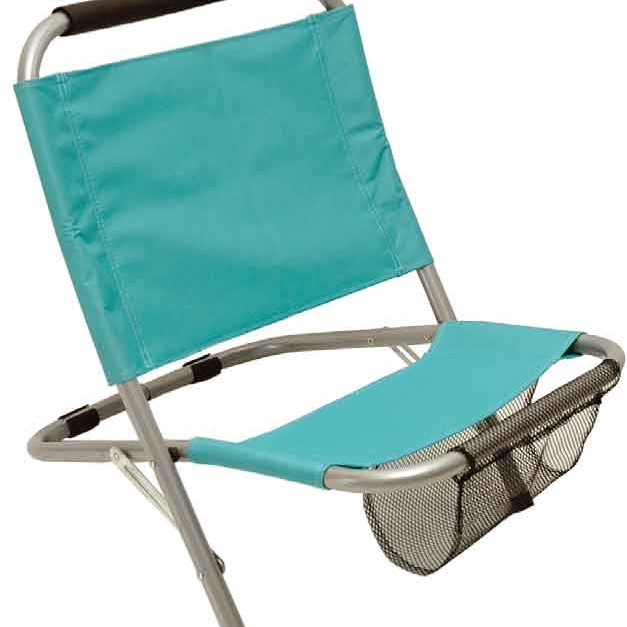 ΚΑΡΕΚΛΑ ΠΑΡΑΛΙΑΣ ΜΠΛΕ ΜΕΤΑΛΛΙΚΗ ΜΕ ΘΗΚΗ POLYESTER 600D CAMPUS