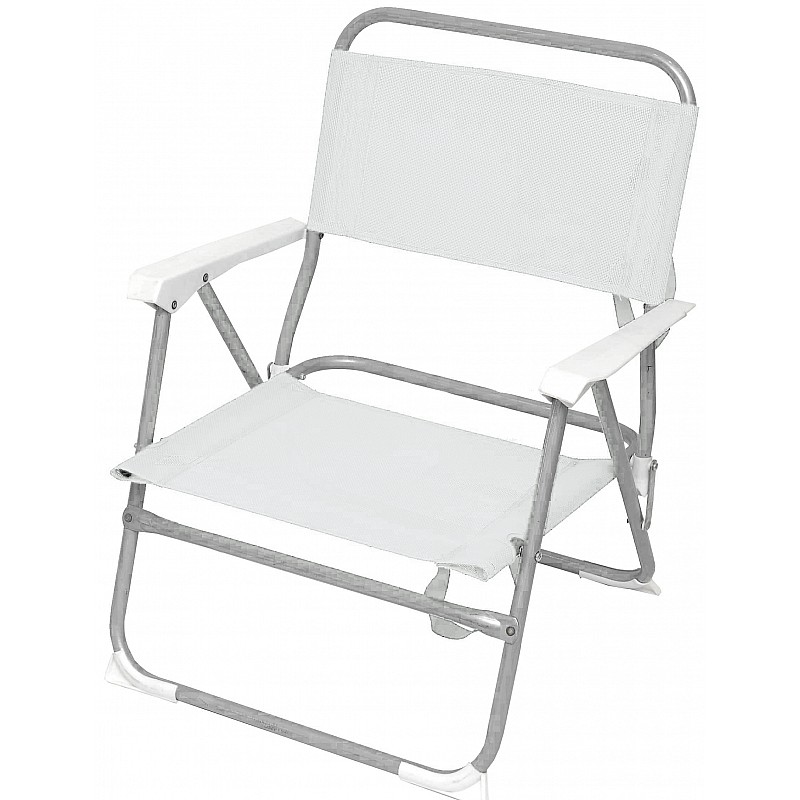 Καρέκλα παραλίας μεταλλική ΤΕΧΤ λευκό Velco 142-9273-8