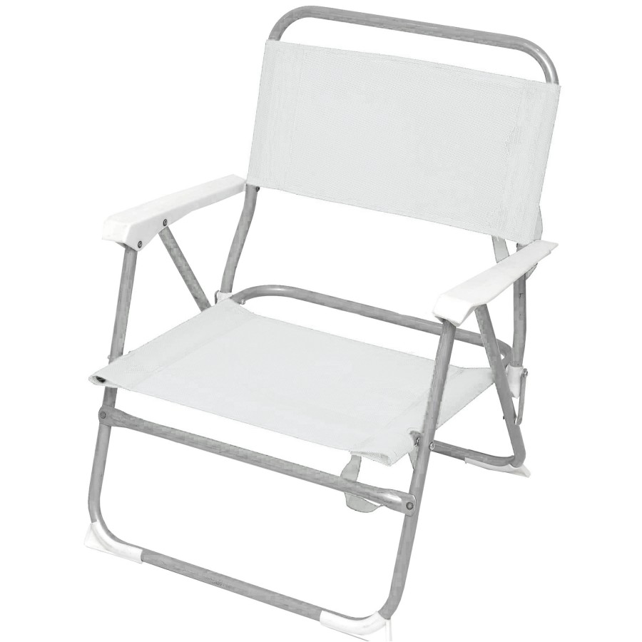 Καρέκλα παραλίας μεταλλική ΤΕΧΤ λευκό Velco 142-9273-8