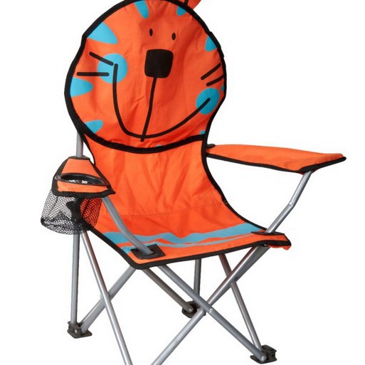 Πολυθρόνα παιδική πορτοκαλί μεταλλική polyester 600D Campus 153-4115-2