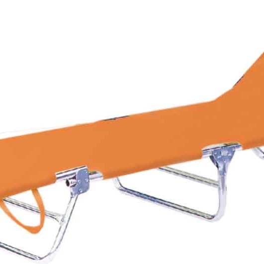 Ξαπλώστρα πορτοκαλί αλουμινίου πτυσσόμενη τετράσπαστη ΤΕΧΤ Campus 161-9021-2