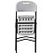 Καρέκλα πτυσσόμενη Catering λευκή 46,5x44,5x80cm Velco 31-30810