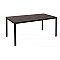 Τραπέζι μεταλλικό με σχέδιο απομίμησης ξύλου 156x78x74cm Velco 31-31909