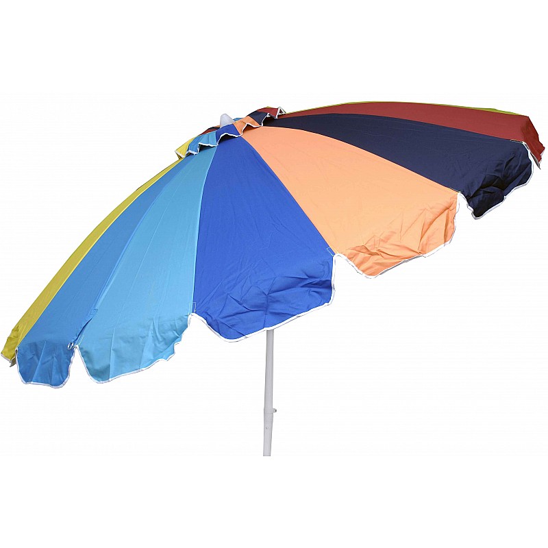 ομπρέλα βεράντας-κήπου-θαλάσσης ενισχυμένη πολύχρωμη 2,20m μεταλλική Campus 371-2525-22