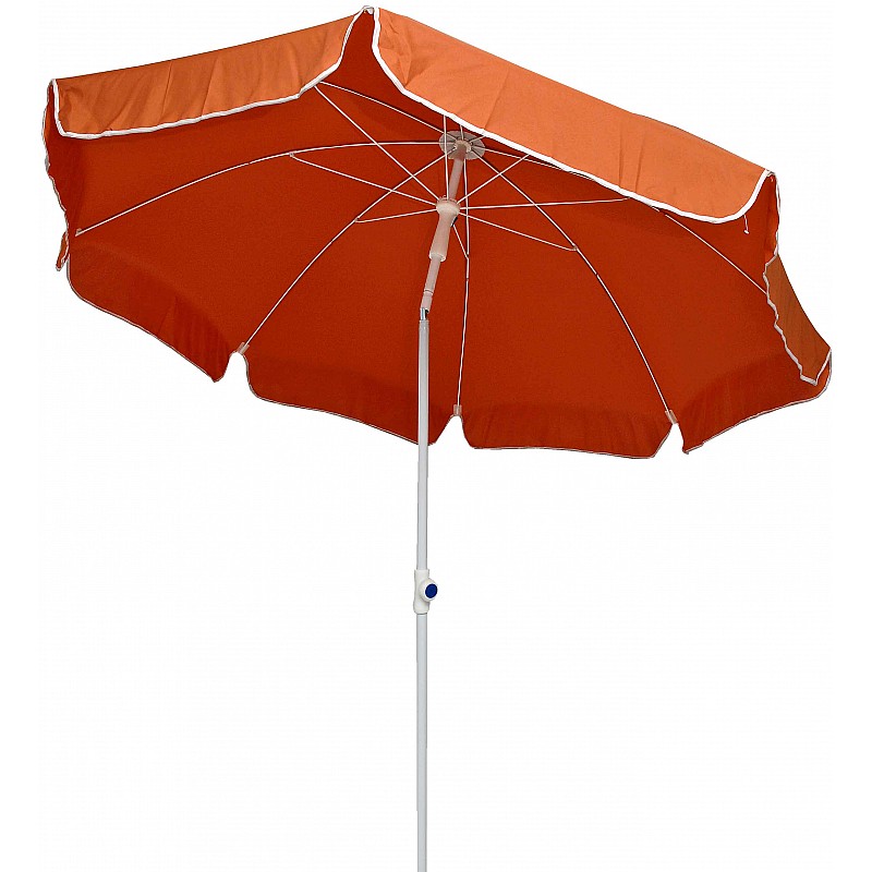 Ομπρέλα βεράντας-κήπου-θαλάσσης πορτοκαλί 2m μεταλλική Campus 371-4636-2
