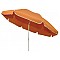 Ομπρέλα βεράντας- κήπου-θαλάσσης πορτοκαλί 2m μεταλλική Campus 371-5466-2