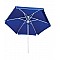 Ομπρέλα βεράντας-κήπου-θαλάσσης μπλε μεταλλική βαρέως τύπου 2m Campus 372-6587-1