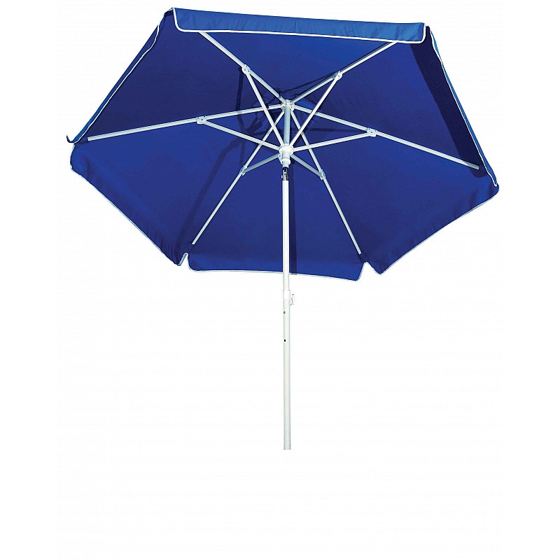 Ομπρέλα βεράντας-κήπου-θαλάσσης μπλε ενισχυμένη 2m  μεταλλική Campus 372-6594-1