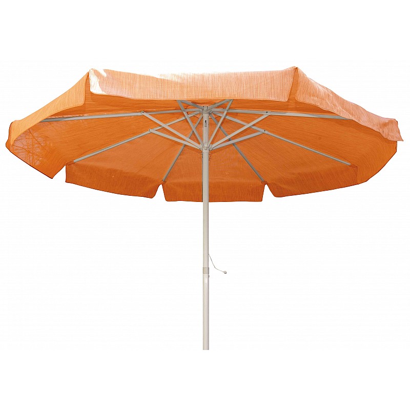 Ομπρέλα βεράντας-κήπου-θαλάσσης πορτοκαλί 2,40m  αλουμινίου Campus 374-4667-2
