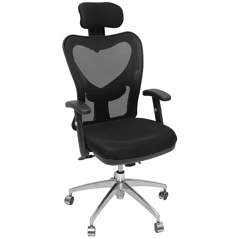Καρέκλα γραφείου μαύρο Επιφάνεια: διατρητό Μπράτσα: μεταλλικά με επένδυση PP Velco 66-22419