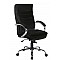 Καρέκλα γραφείου μαύρη επιφάνεια:PU PVC μπράτσα:χρωμίου βάση:χρωμίου μηχανισμός: δύο λειτουργιών (relax ,ανύψωσης) Velco 66-31527