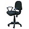 Καρέκλα γραφείου με μπράτσα μαύρη Velco K04767-1