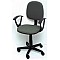 Καρέκλα γραφείου γκρι με μπράτσα Velco K04767-3