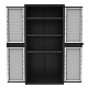 Ντουλάπα πλαστική Jumbo Qblack 2900 - 2φυλλη Ντουλάπα πλαστική Jumbo Qblack 2900 - 2φυλλη