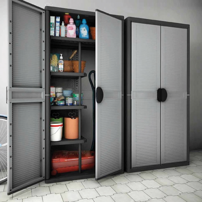 Ντουλάπα πλαστική Jumbo Qblack 2900 - 2φυλλη Ντουλάπα πλαστική Jumbo Qblack 2900 - 2φυλλη