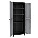 Ντουλάπα πλαστική Twist Black 2680 - 2φυλλη Ντουλάπα πλαστική Twist Black 2680 - 2φυλλη