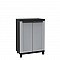 Ντουλάπα πλαστική Twist Black 680 - 2φυλλη