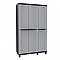 Ντουλάπα πλαστική Twist Black 102A - 3φυλλη