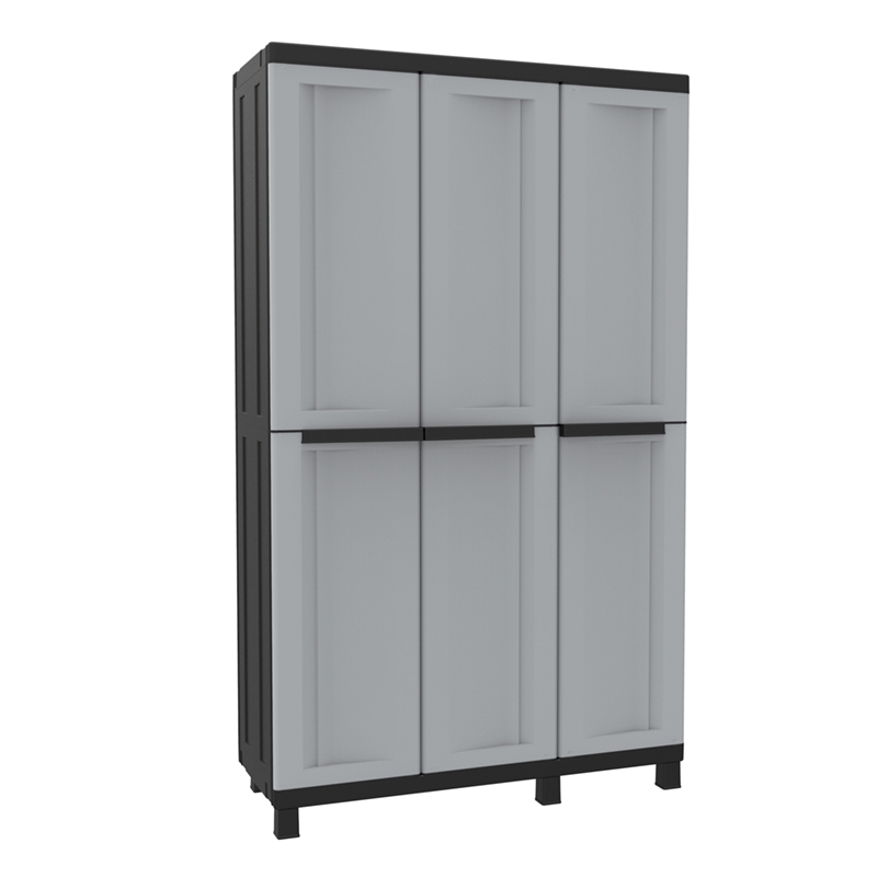 Ντουλάπα πλαστική Twist Black 102A - 3φυλλη