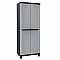 Ντουλάπα πλαστική Twist Black 3680 - 2φυλλη με διαχωριστικό