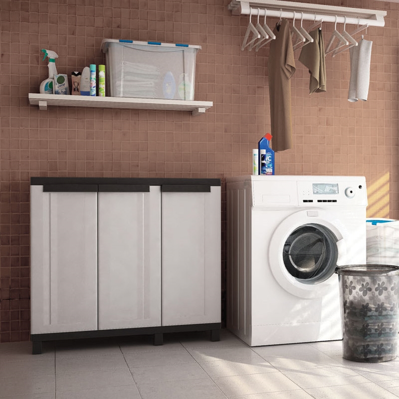 Ντουλάπα πλαστική Twist Black 102B - 3φυλλη Ντουλάπα πλαστική Twist Black 102B - 3φυλλη