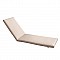 SUNLOUNGER Μαξιλάρι Ξαπλώστρας PVC Μπεζ με Φερμουάρ & Velcro (Foam+Polyester)