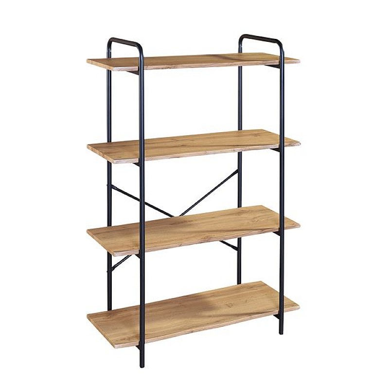 Ραφιέρα Μέταλλο Βαφή Μαύρο, Απόχρωση Sonoma Ραφιέρα Μέταλλο Βαφή Μαύρο, Απόχρωση Sonoma