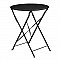 ΖΑΠΠΕΙΟΥ Pantone Τραπέζι Πτυσσόμενο, Μέταλλο Βαφή Μαύρο
