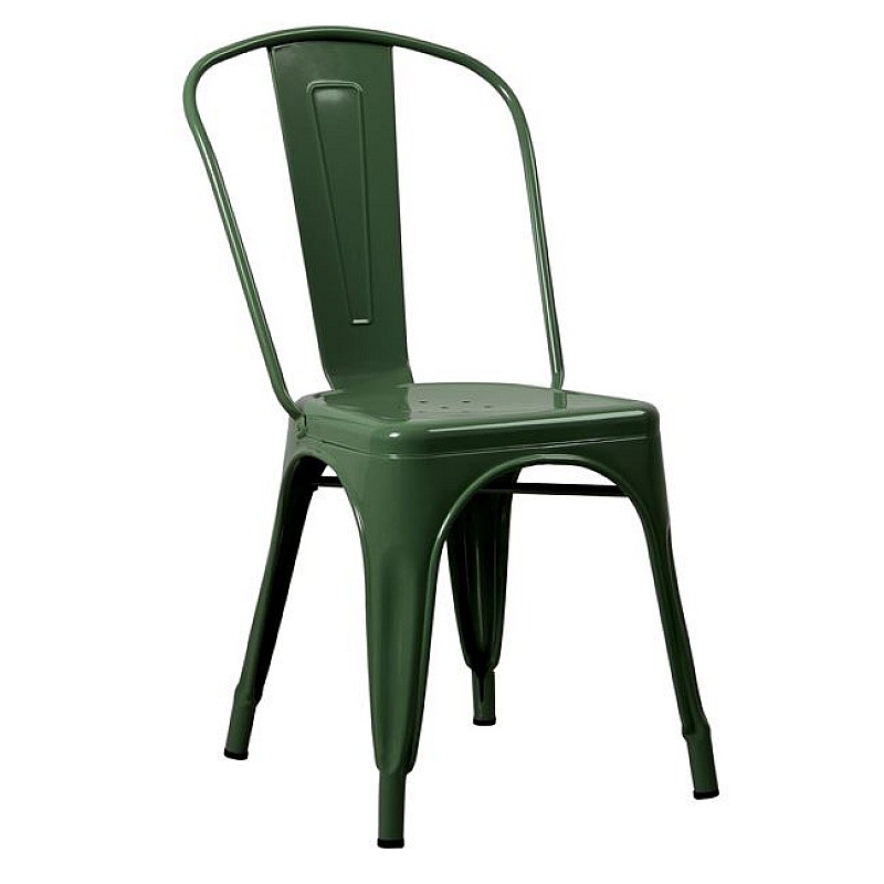 RELIX Καρέκλα Μέταλλο Βαφή Πράσινο