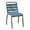BRIO Καρέκλα Στοιβαζόμενη Μέταλλο Βαφή Sandy Blue 5415C