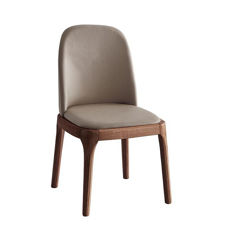 VISTA Καρέκλα Τραπεζαρίας- Κουζίνας, Απόχρωση Καρυδί, Pu Σκούρο Cappuccino VISTA Καρέκλα Τραπεζαρίας- Κουζίνας, Απόχρωση Καρυδί, Pu Σκούρο Cappuccino