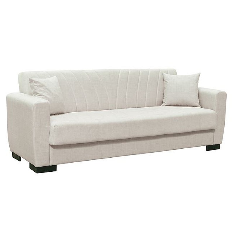 GALAXY Καναπές – Κρεβάτι με Αποθηκευτικό Χώρο, 3Θέσιος Ύφασμα Μπεζ GALAXY Καναπές – Κρεβάτι με Αποθηκευτικό Χώρο, 3Θέσιος Ύφασμα Μπεζ