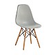 ART Wood Καρέκλα Ξύλο / PP Γκρι